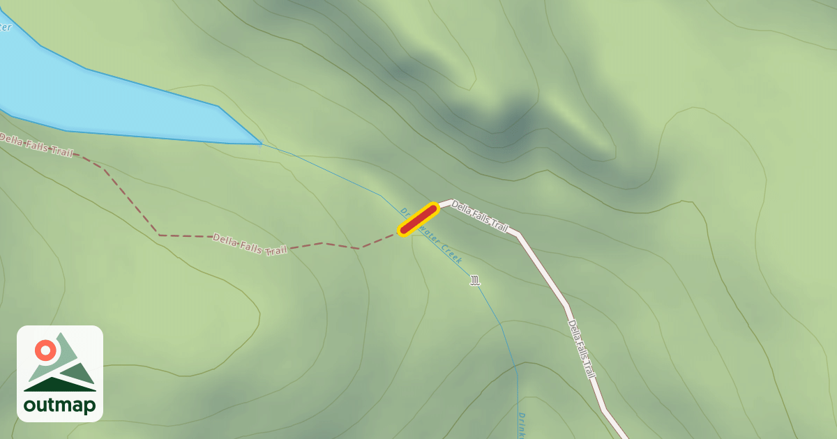 Map of Della Falls Cable Car