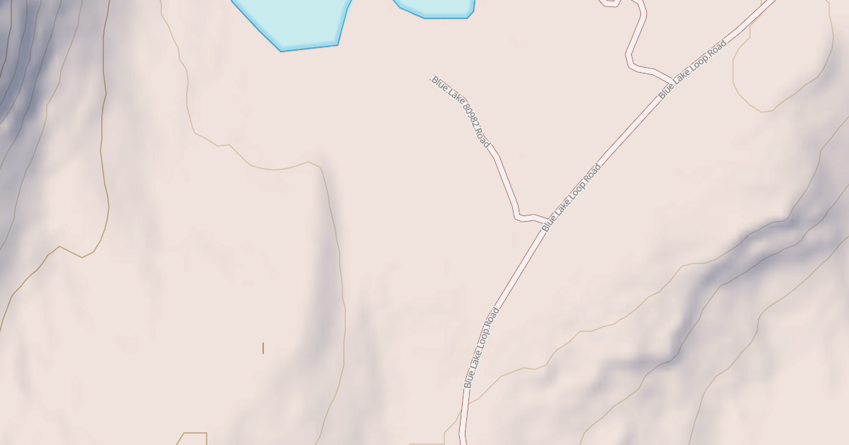 Map preview of BLUE LAKE 80982