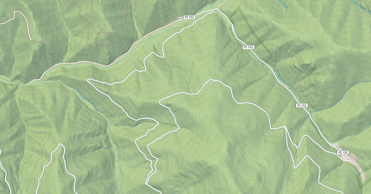 Map preview of JACK WAITE FORKS