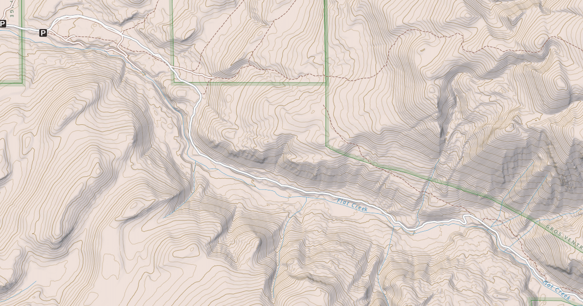 Map preview of FLAT CREEK