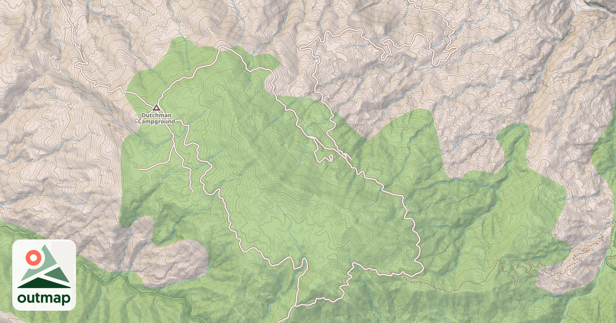 Map of ALAMO MTN. OHV