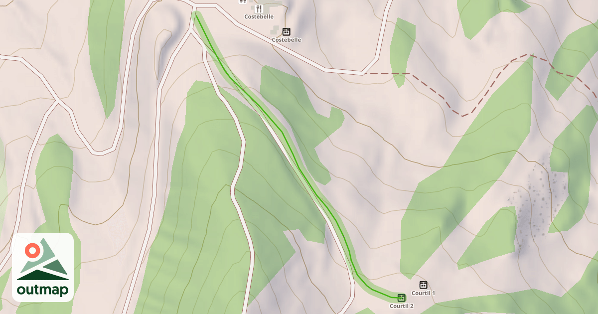 Map of Liaison Costebelle