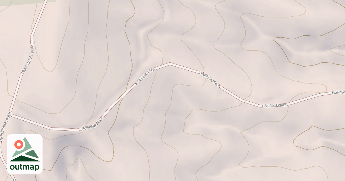 Map of HOLLIFIELD PLACE