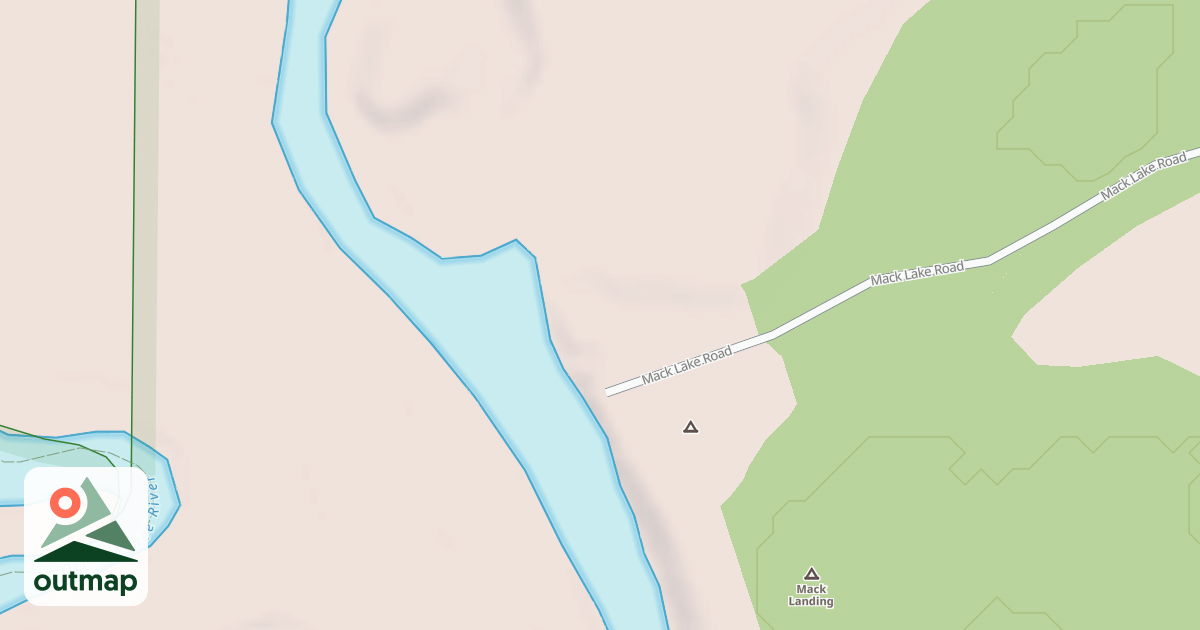 Map of MACK LAKE