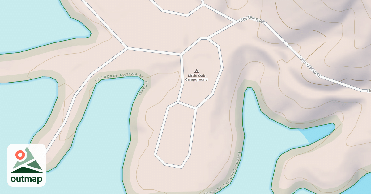 Map of HEMLOCK LOOP