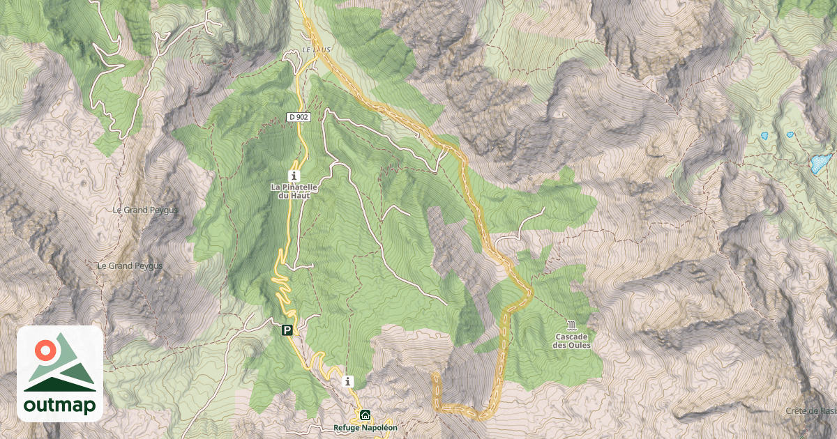 Map of L'Arpelin — Le Laus