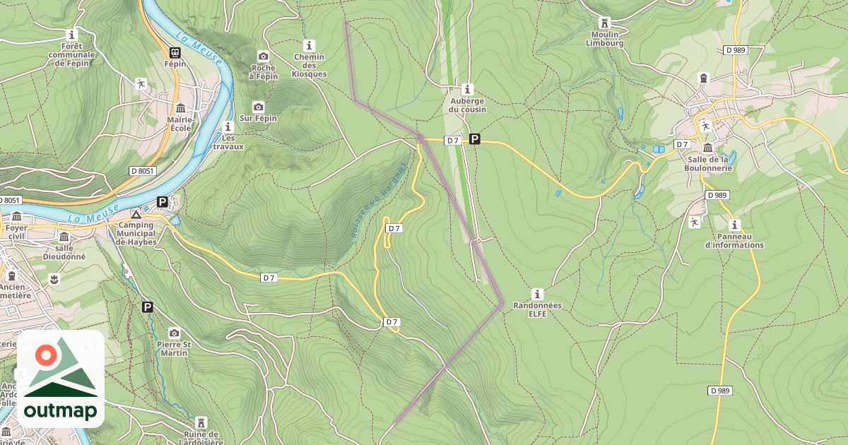 Map of Chemin du Gazoduc