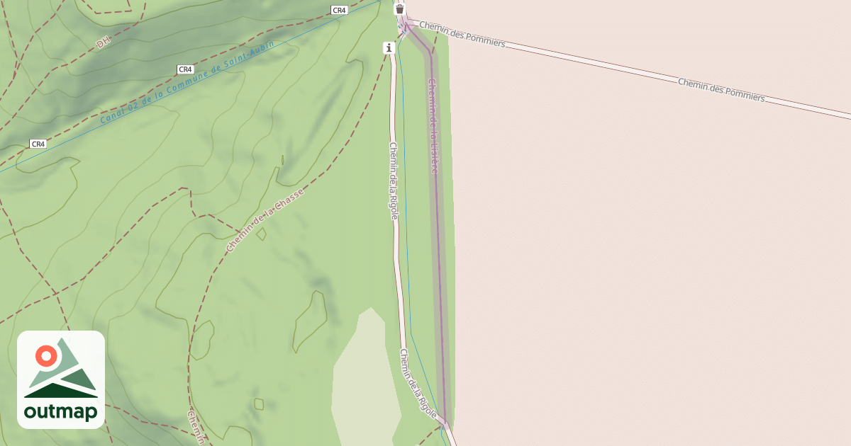 Map of Chemin de la Lisière