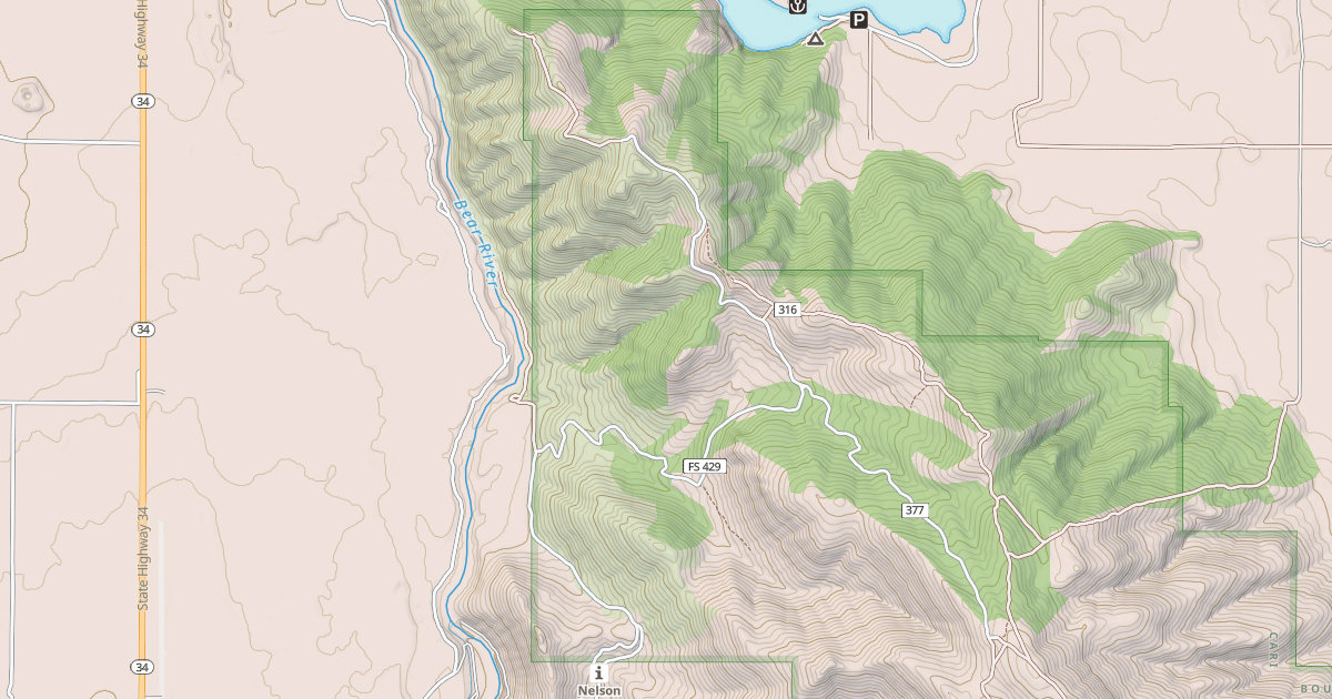 Map preview of SODA POINT