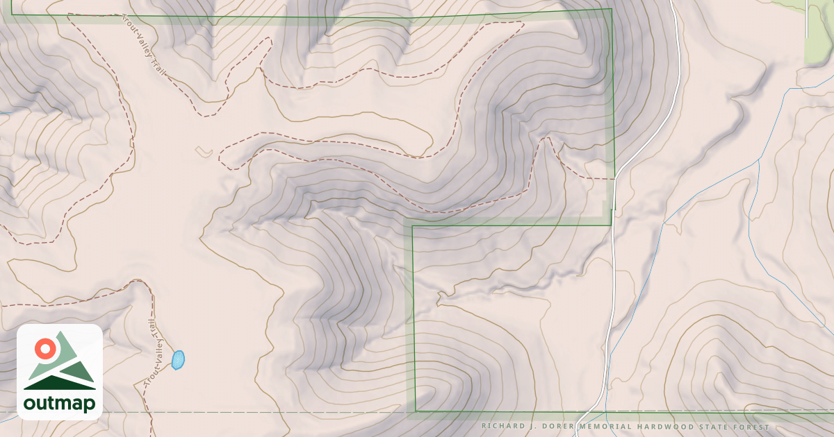 Map of Trout Valley Trail