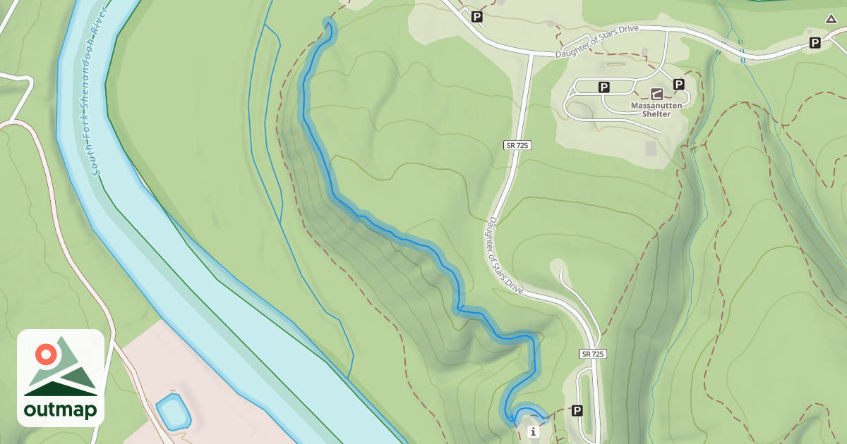 Map of Hemlock Hollow Trail