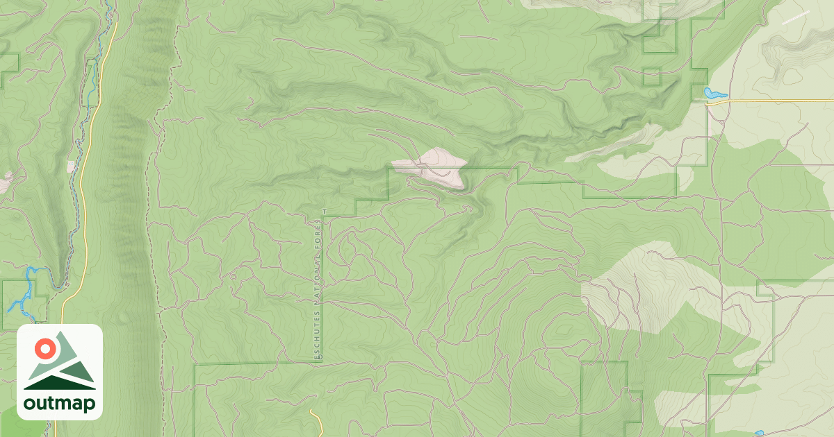 Map of AKAWA BUTTE