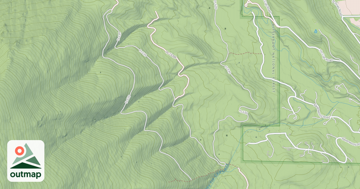 Map of (FDR) TIN CUP