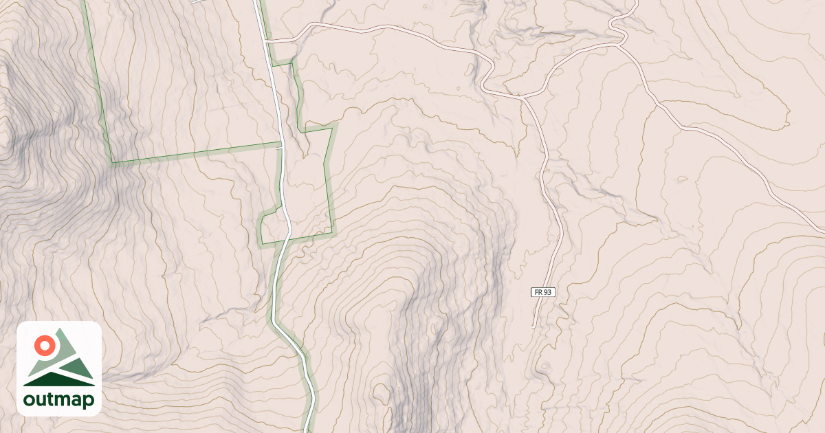 Map of MILL BROOK
