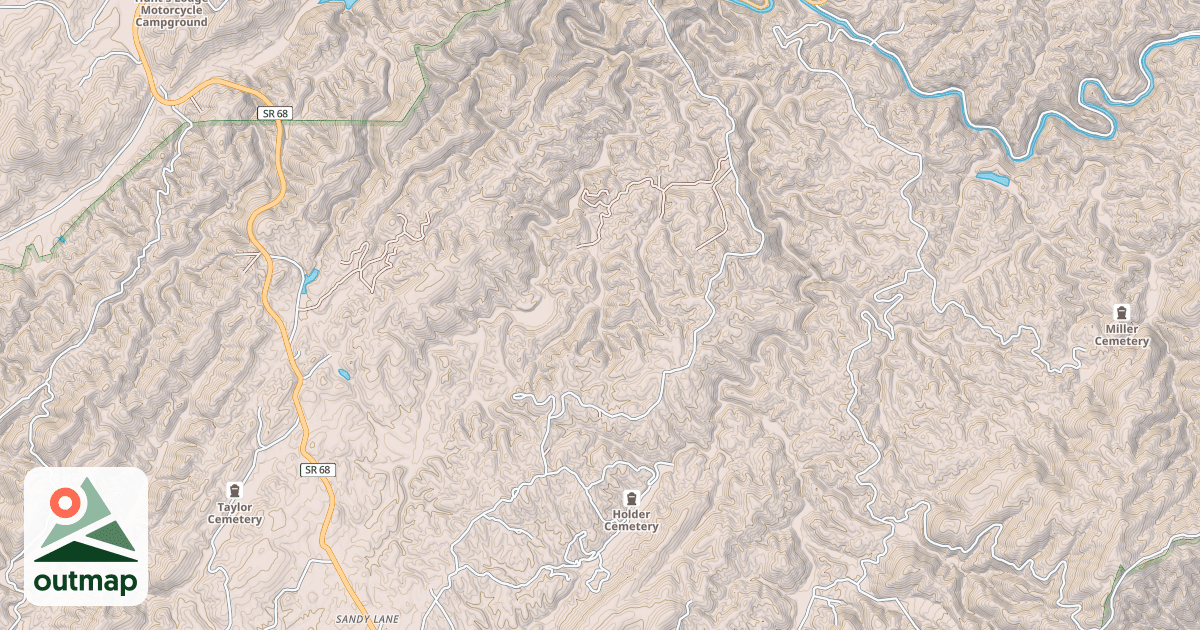 Map of LYONS CREEK (OLD FURNACE)