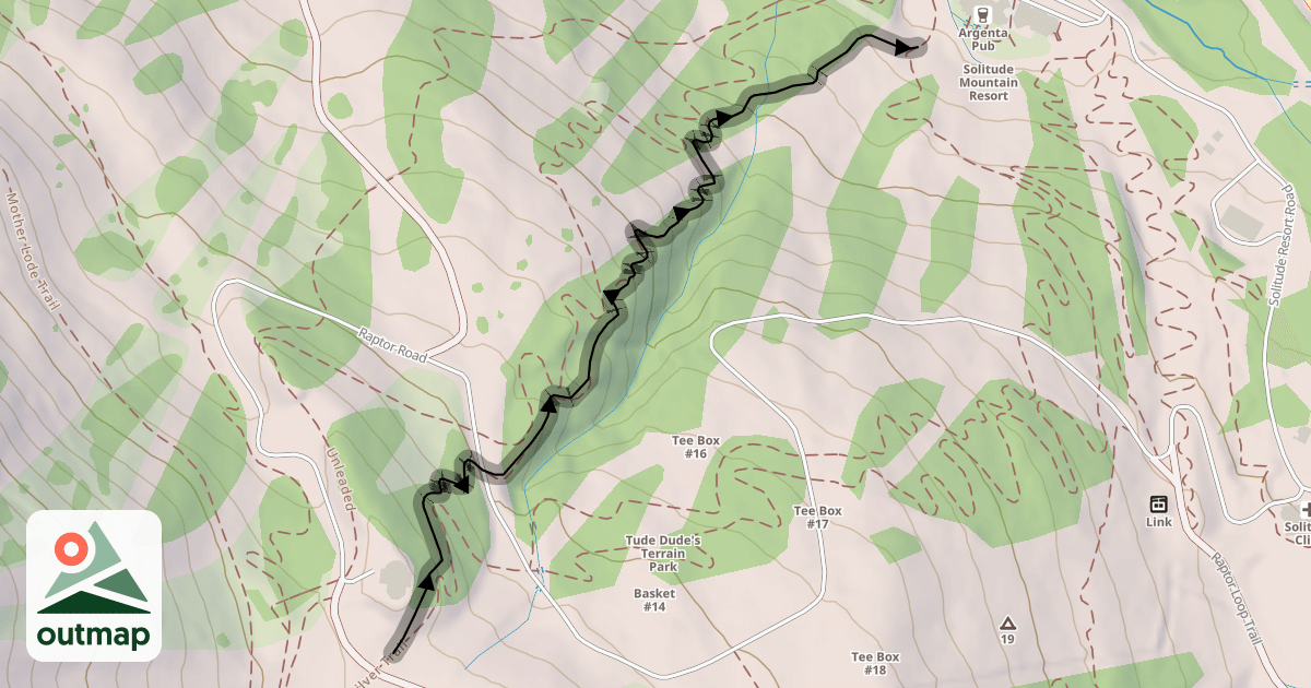 Map of Holy Schist Trail