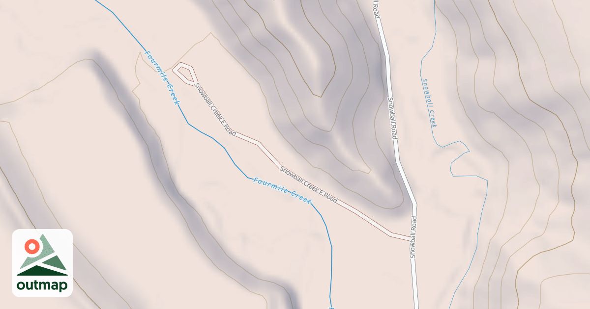 Map of SNOWBALL CRK E