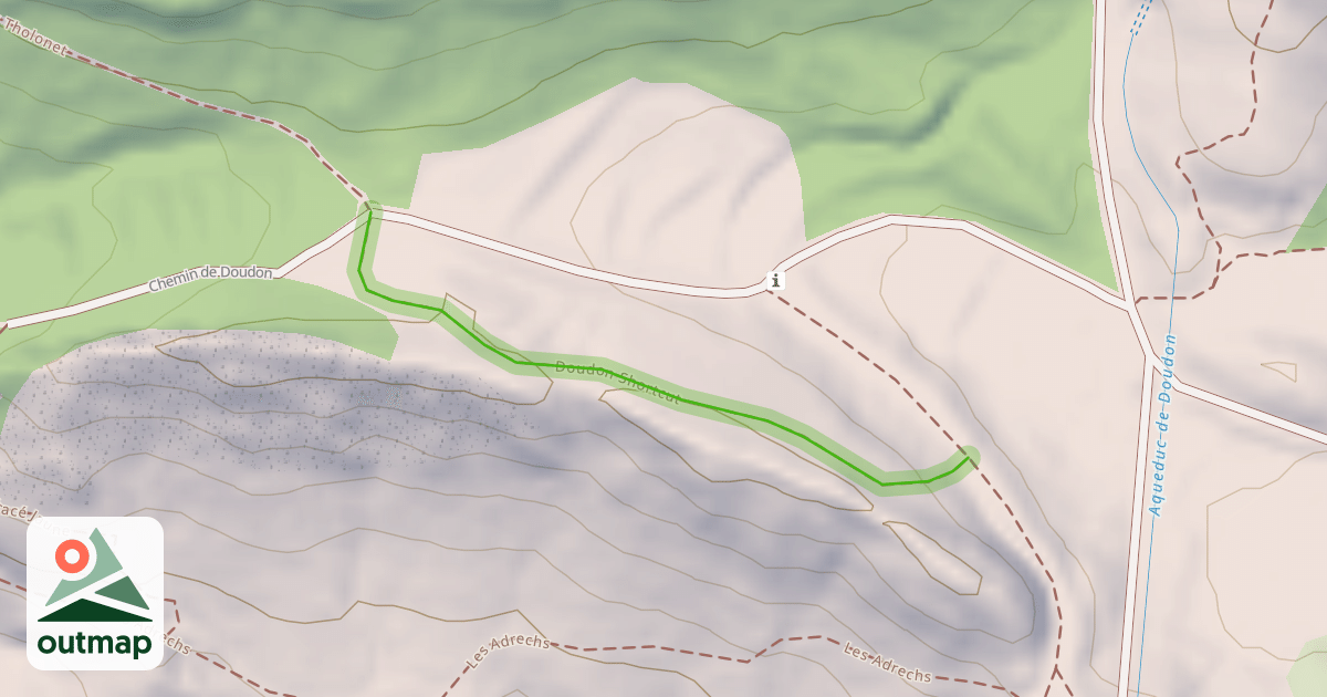 Map of Doudon Shortcut