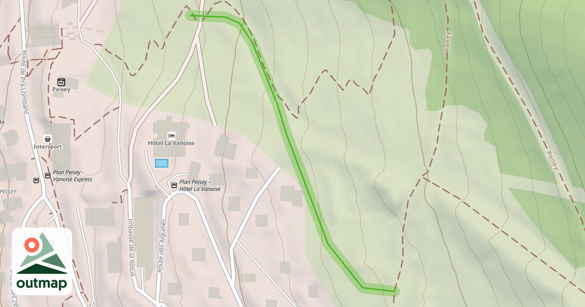 Map of Accès Plan-Peisey