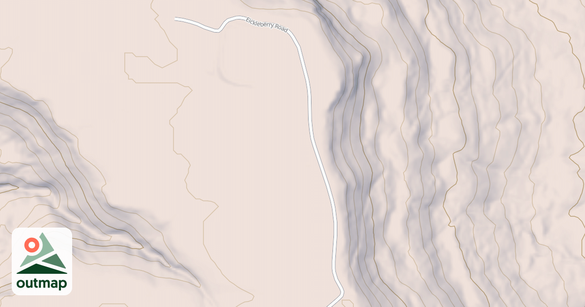 Map of HUCKLEBERRY POND