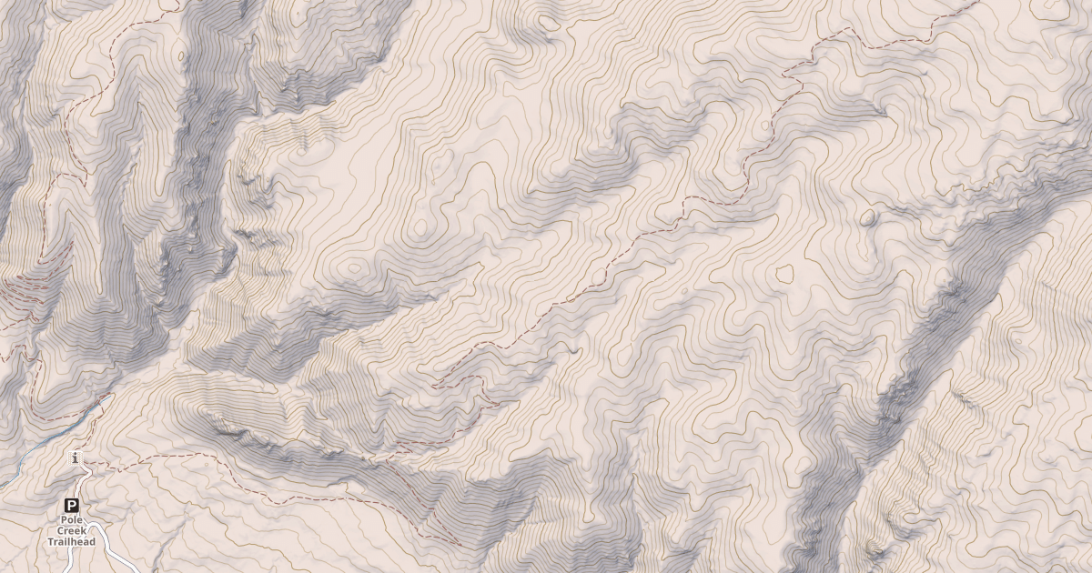 Map preview of Pole Creek