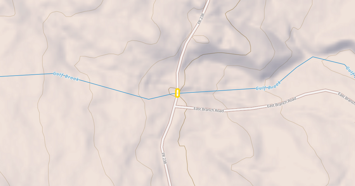Map preview of FR 238