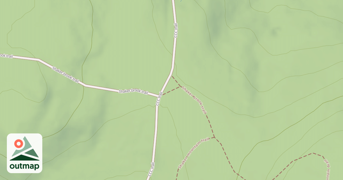 Map of Shaker Trail