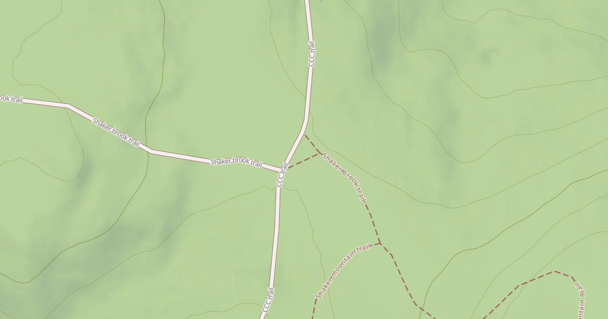 Map preview of Shaker Trail