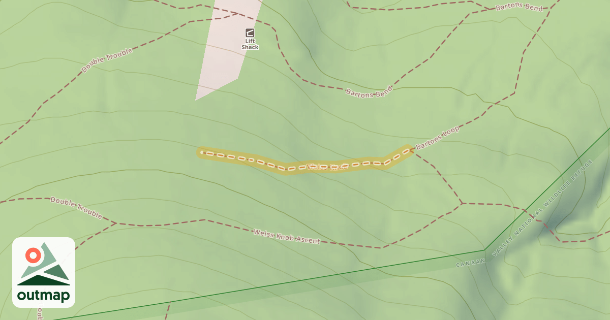 Map of Weiss Knob