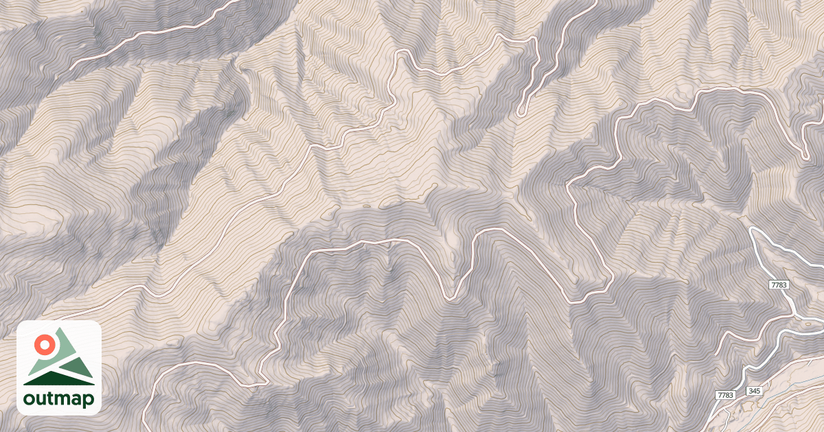 Map of QUARTZ RIDGE