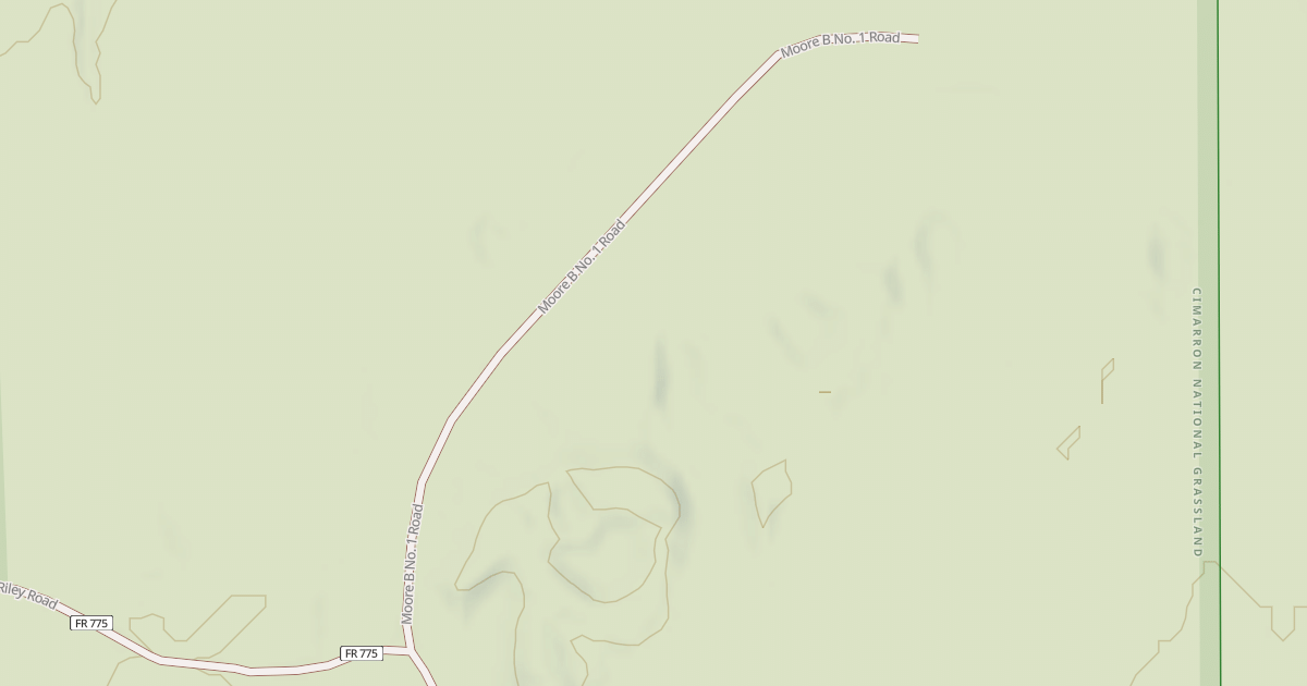 Map preview of MOORE B NO. 1