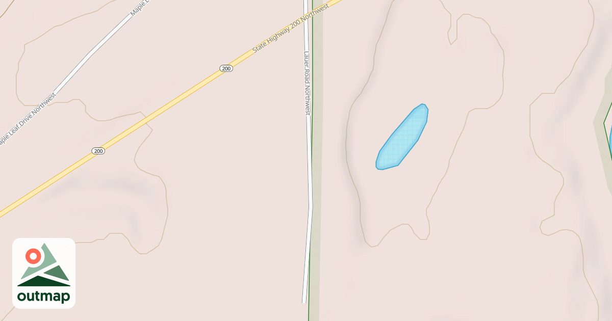 Map of LAUER ROAD NORTHWEST