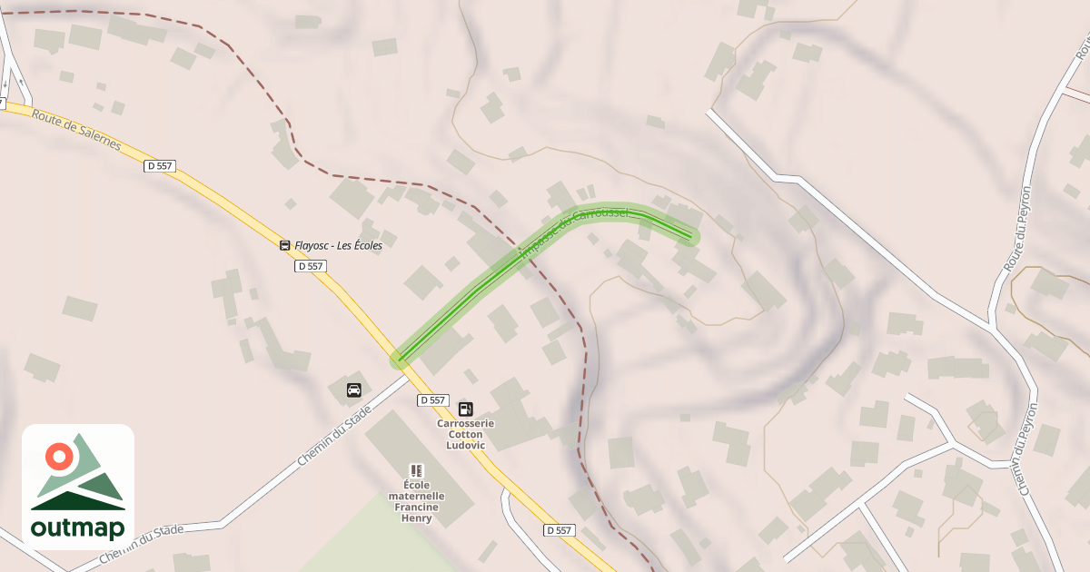 Map of Impasse du Carroussel
