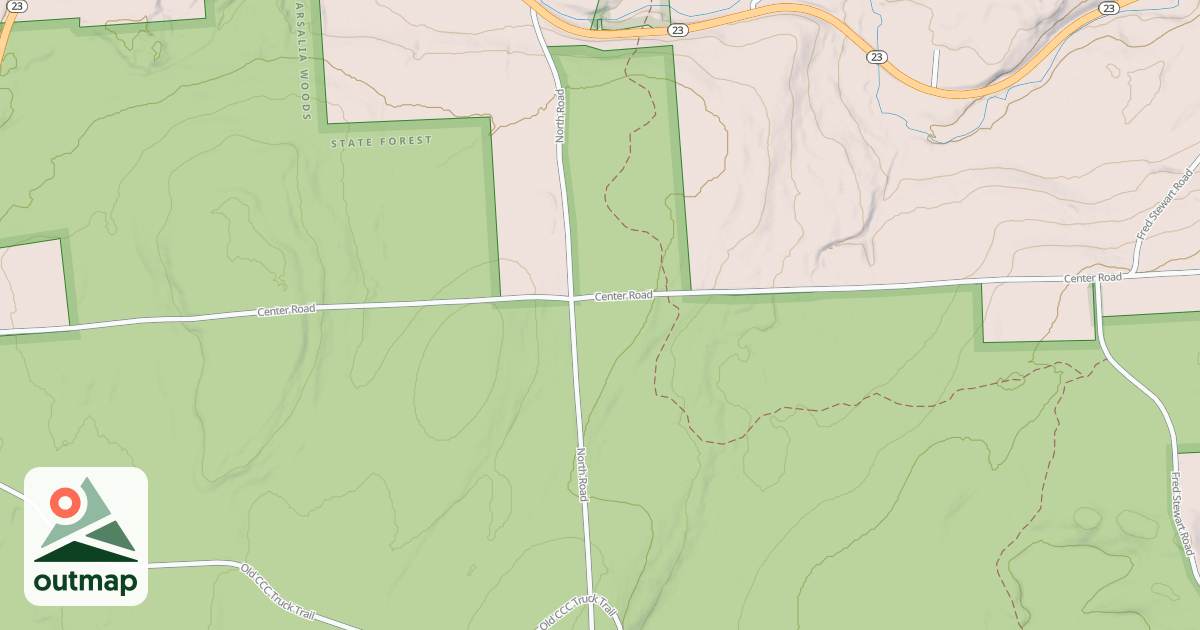 Map of Corridor Trail 7