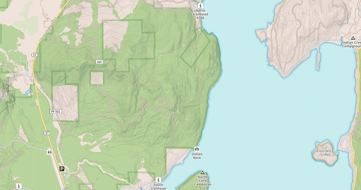 Map preview of Kalispell - Reeder Bay