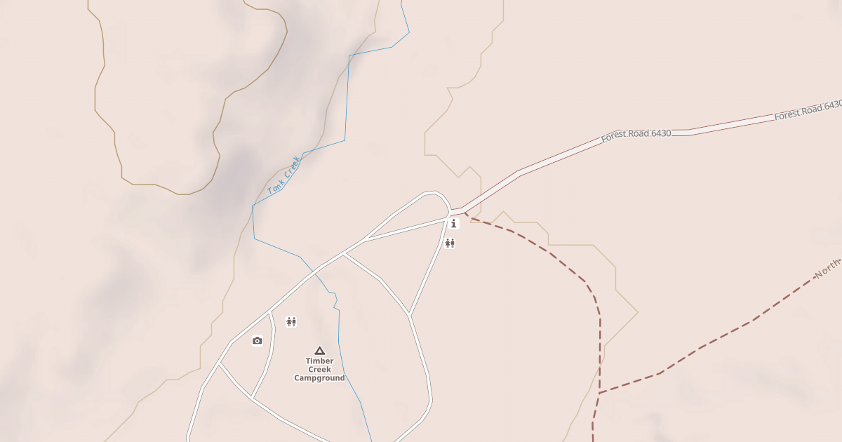 Map preview of NCT TRAILHEAD - TIMBER CREEK