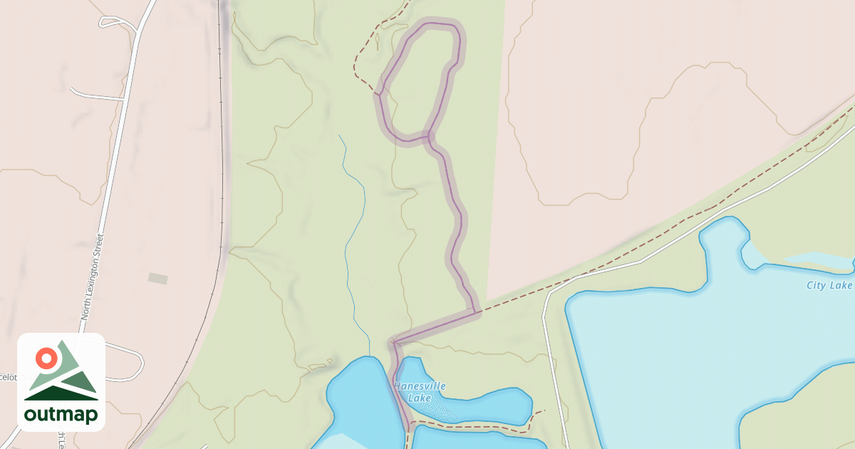 Map of Omega Trail