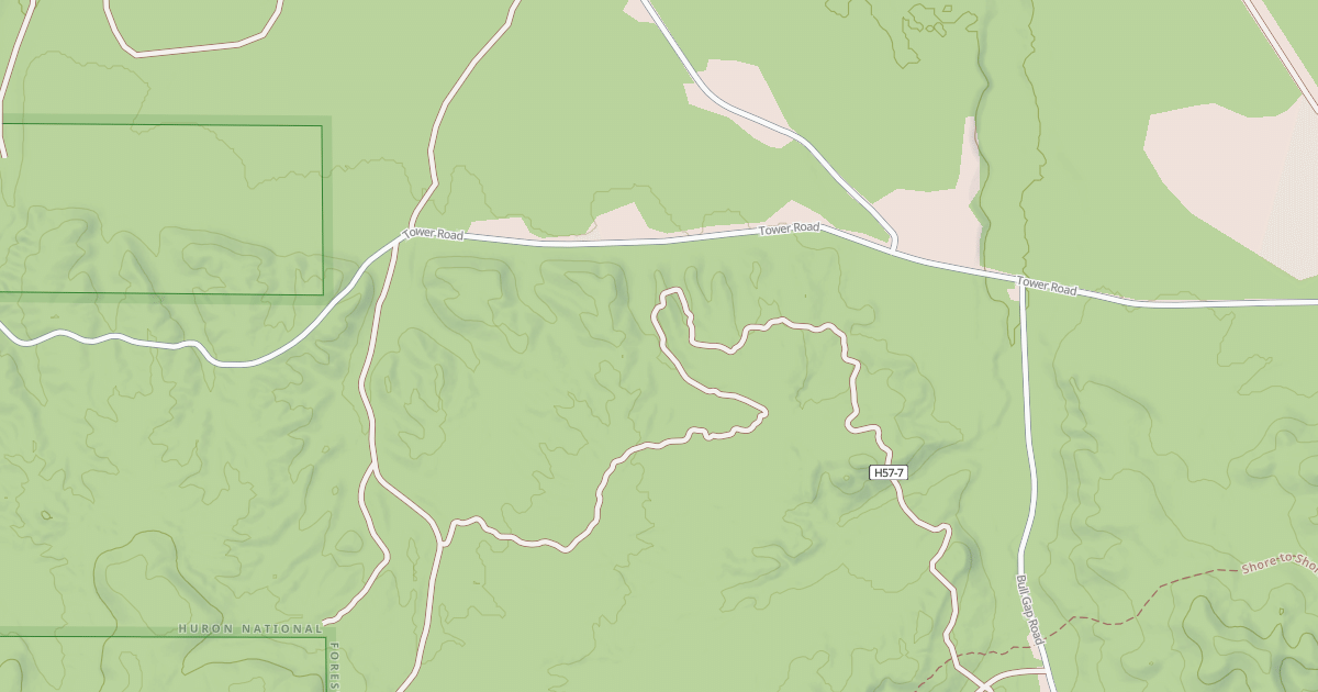 Map preview of Mack - Bull Gap Trail