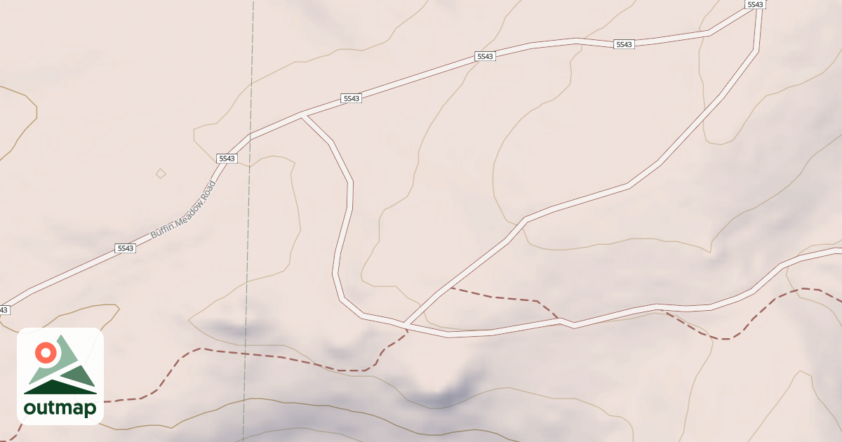 Map of BUFFIN MDW ROAD T5