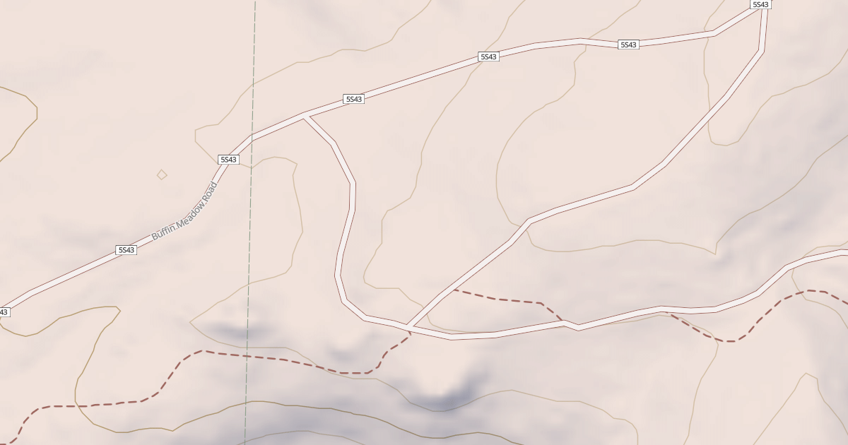Map preview of BUFFIN MDW ROAD T5