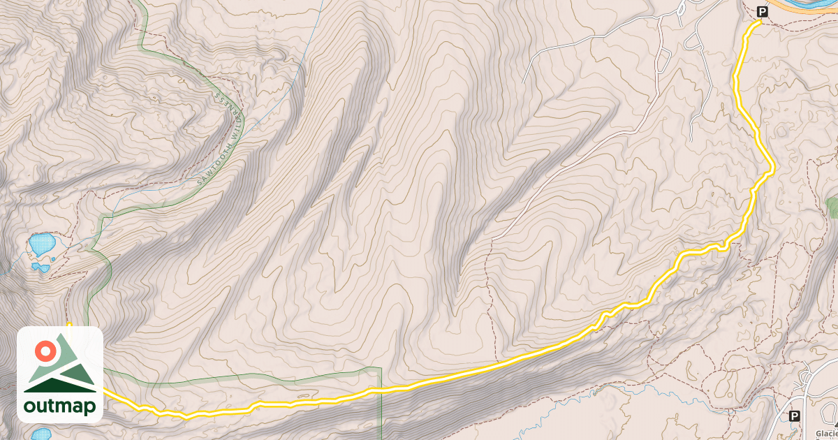 Map of Alpine Way