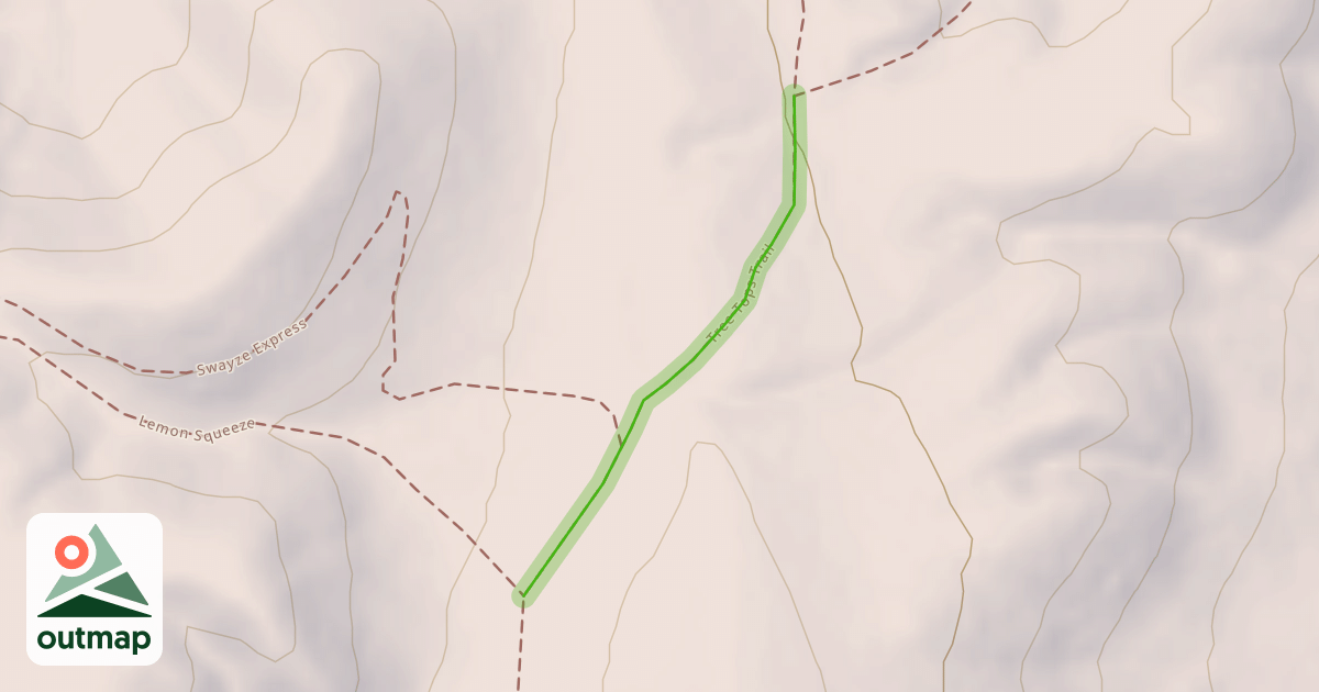 Map of Tree Tops Trail