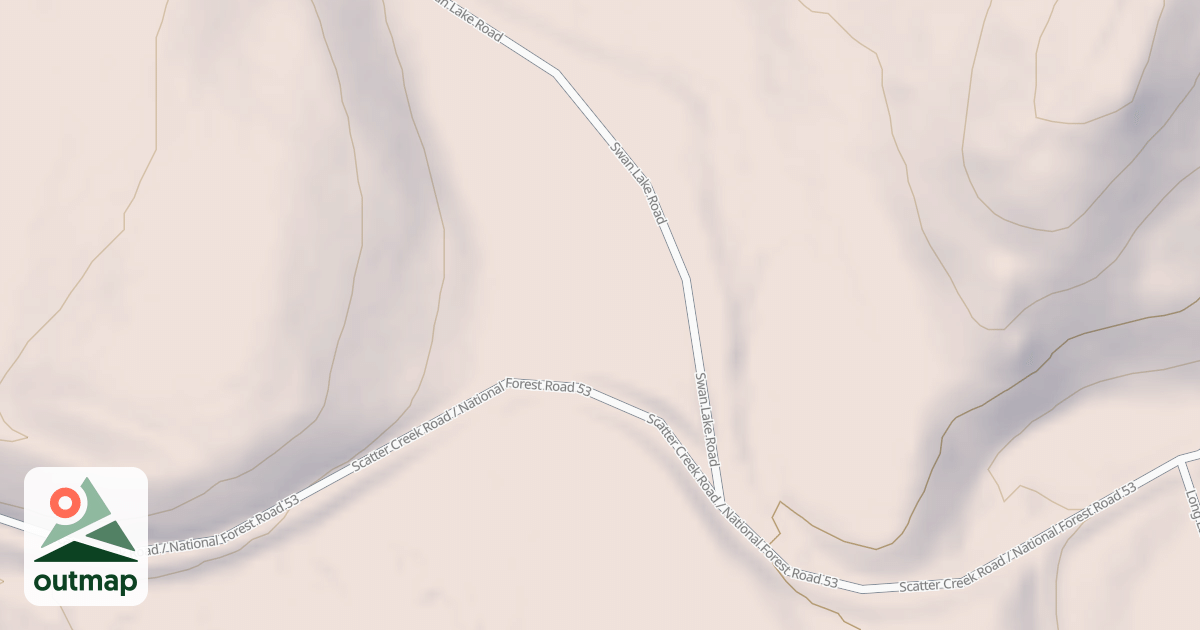 Map of USFS Motor Vehicle Use Map Roads {5E54CDC1-BE39-46E6-A866-AA983103B087}