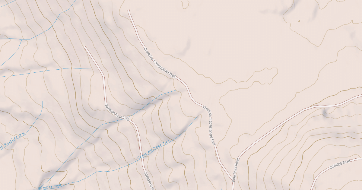 Map preview of CREEK NO 1  2079100 RD