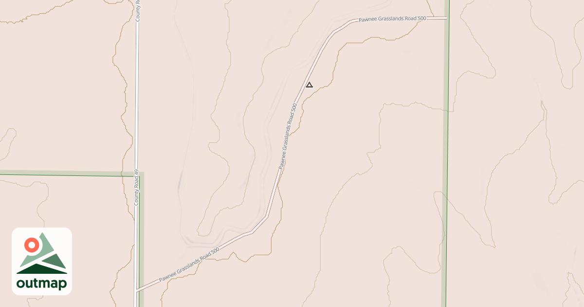 Map of ROAD 500