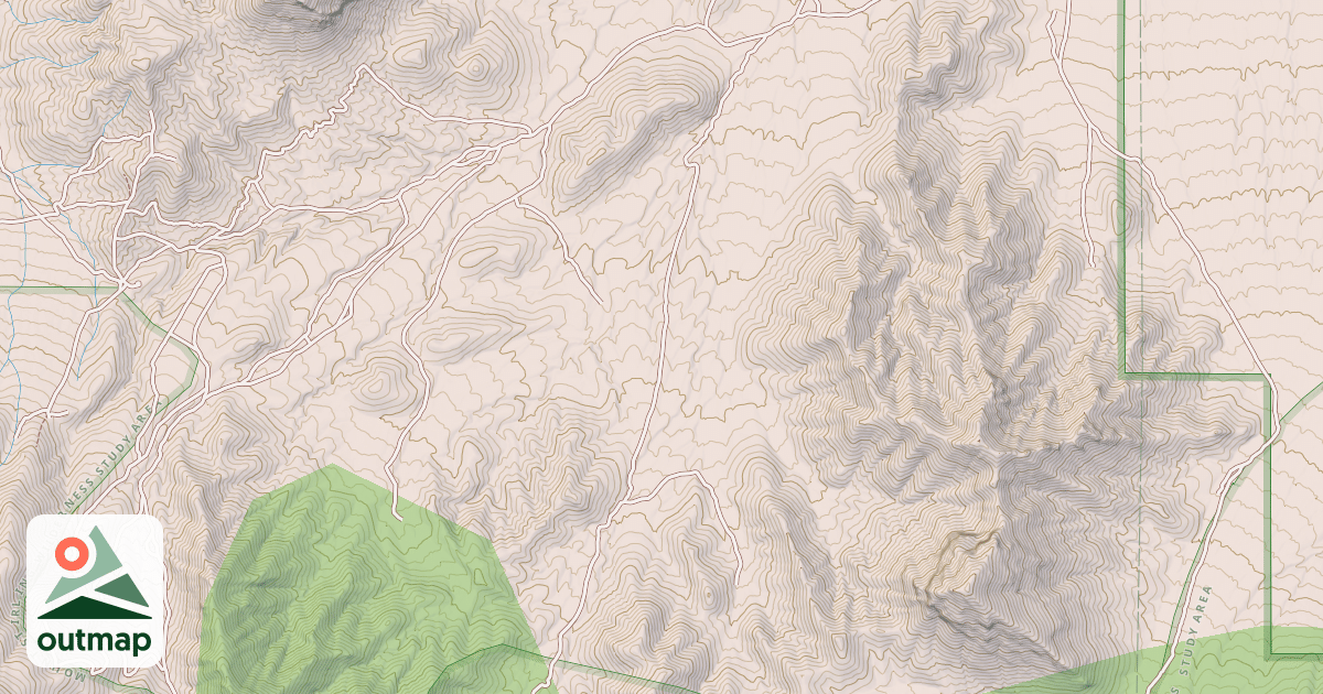 Map of BIG TIMBER SPRING ROAD