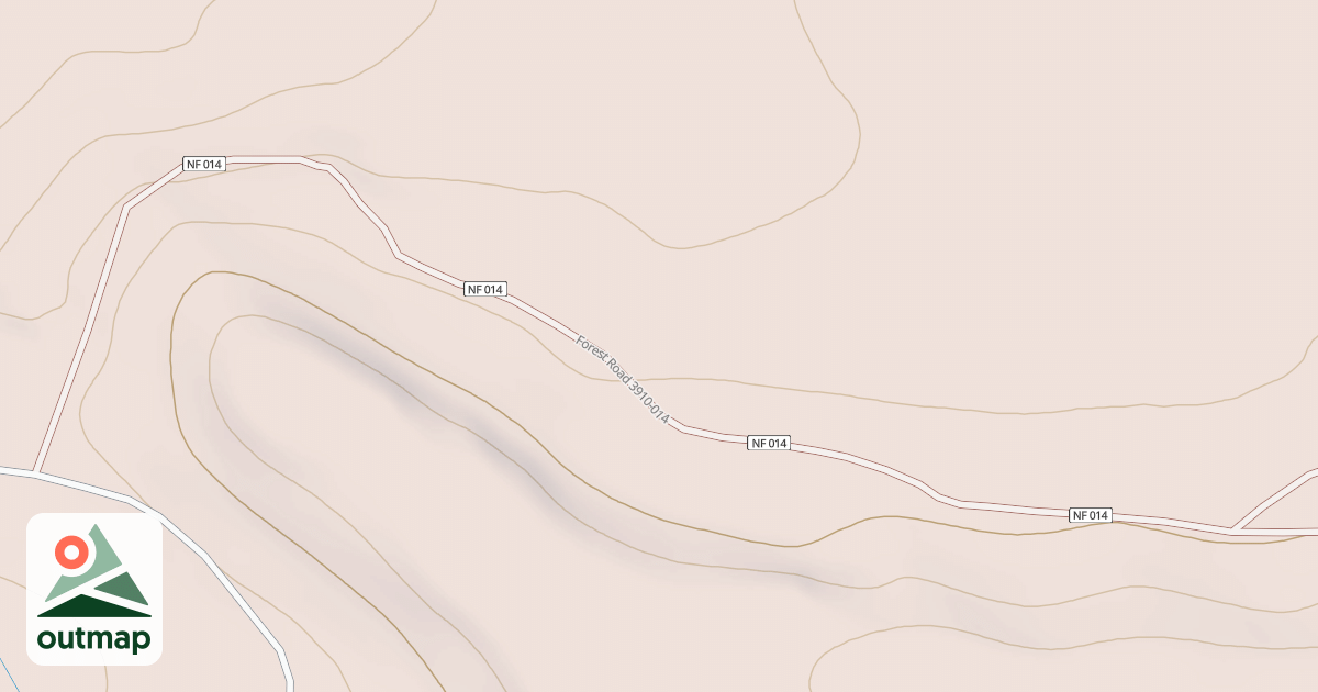 Map of COW RIDGE