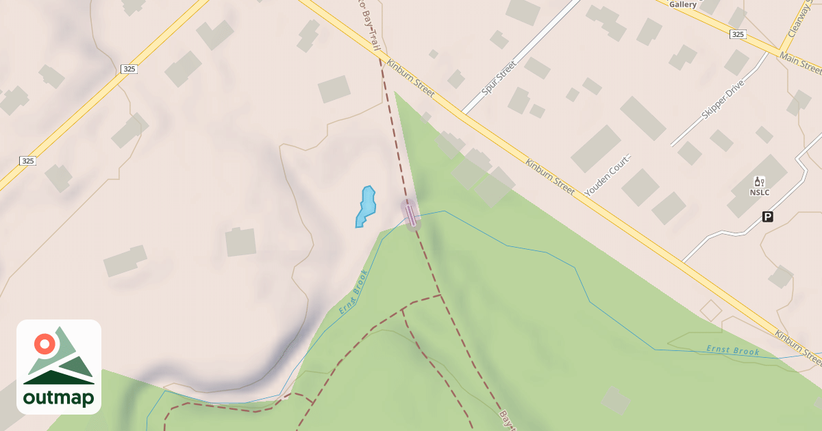 Map of Bay to Bay Trail