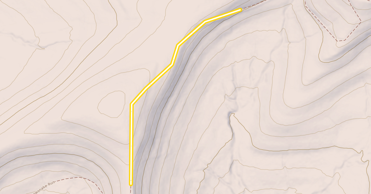 Map preview of Snowsnake Run