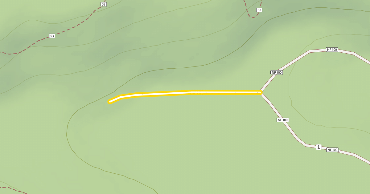 Map preview of Forest Road 4615-140